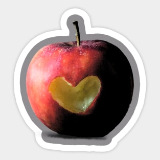 Love Apple Sticker